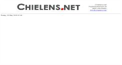 Desktop Screenshot of chielens.net