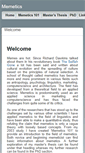 Mobile Screenshot of memetics.chielens.net