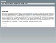 Tablet Screenshot of memetics.chielens.net